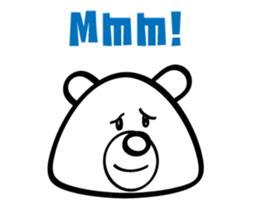Simple Bear! sticker #4698414