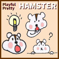 Playful Pretty HAMSTER