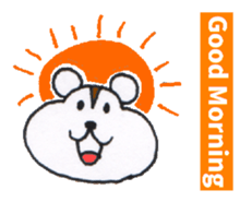 Playful Pretty HAMSTER sticker #4698672