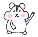 Playful Pretty HAMSTER sticker #4698673