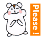 Playful Pretty HAMSTER sticker #4698680