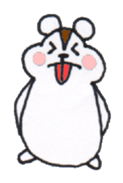 Playful Pretty HAMSTER sticker #4698685
