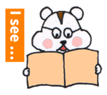 Playful Pretty HAMSTER sticker #4698689