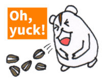 Playful Pretty HAMSTER sticker #4698693