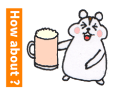 Playful Pretty HAMSTER sticker #4698704