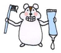 Playful Pretty HAMSTER sticker #4698709