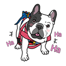 French bulldog Friend 2 sticker #4698799