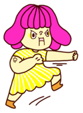 Marshmallow girl's diary sticker #4699204