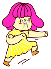 Marshmallow girl's diary sticker #4699204