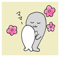 four seasons of "gomami" sticker #4699561