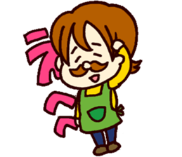 Mustache family sticker #4699712