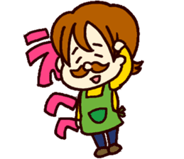 Mustache family sticker #4699712