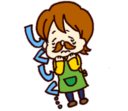 Mustache family sticker #4699714