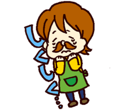 Mustache family sticker #4699714