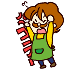 Mustache family sticker #4699715