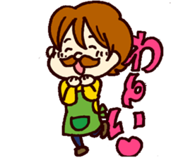 Mustache family sticker #4699716