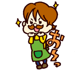 Mustache family sticker #4699717