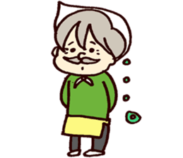 Mustache family sticker #4699742