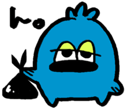 Lazy bird sticker #4699933