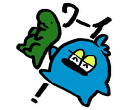 Lazy bird sticker #4699936