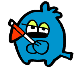 Lazy bird sticker #4699947