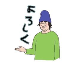 Crazy face sticker #4700072