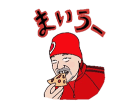 Crazy face sticker #4700077