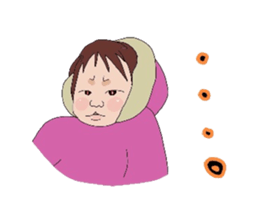 Crazy face sticker #4700084