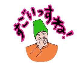 Crazy face sticker #4700087