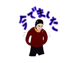 Crazy face sticker #4700088