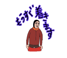 Crazy face sticker #4700089