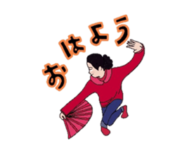 Crazy face sticker #4700094