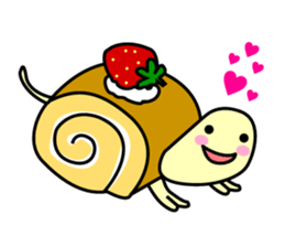 animal roll cake sticker #4700392