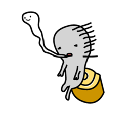 animal roll cake sticker #4700400