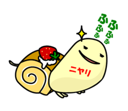 animal roll cake sticker #4700401