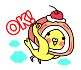 animal roll cake sticker #4700418