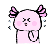 Ambystoma mexicanum sticker #4700600