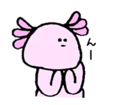 Ambystoma mexicanum sticker #4700601