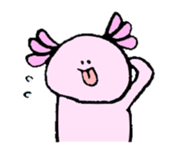 Ambystoma mexicanum sticker #4700603