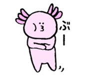 Ambystoma mexicanum sticker #4700619