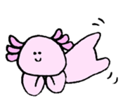 Ambystoma mexicanum sticker #4700626