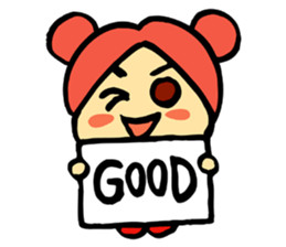 The name is Satchan. sticker #4700762