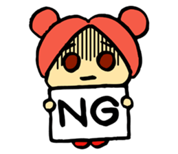 The name is Satchan. sticker #4700765