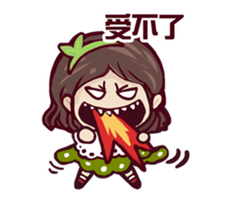 Tree girl sticker #4701161