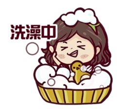 Tree girl sticker #4701169