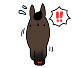 Juri Ogawa's HORSE Stickers 2 sticker #4701637