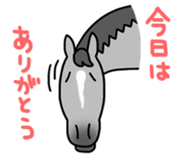 Juri Ogawa's HORSE Stickers 2 sticker #4701652