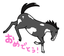 Juri Ogawa's HORSE Stickers 2 sticker #4701653
