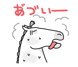 Juri Ogawa's HORSE Stickers 2 sticker #4701665