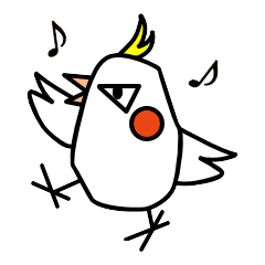 eye with bad cockatiel